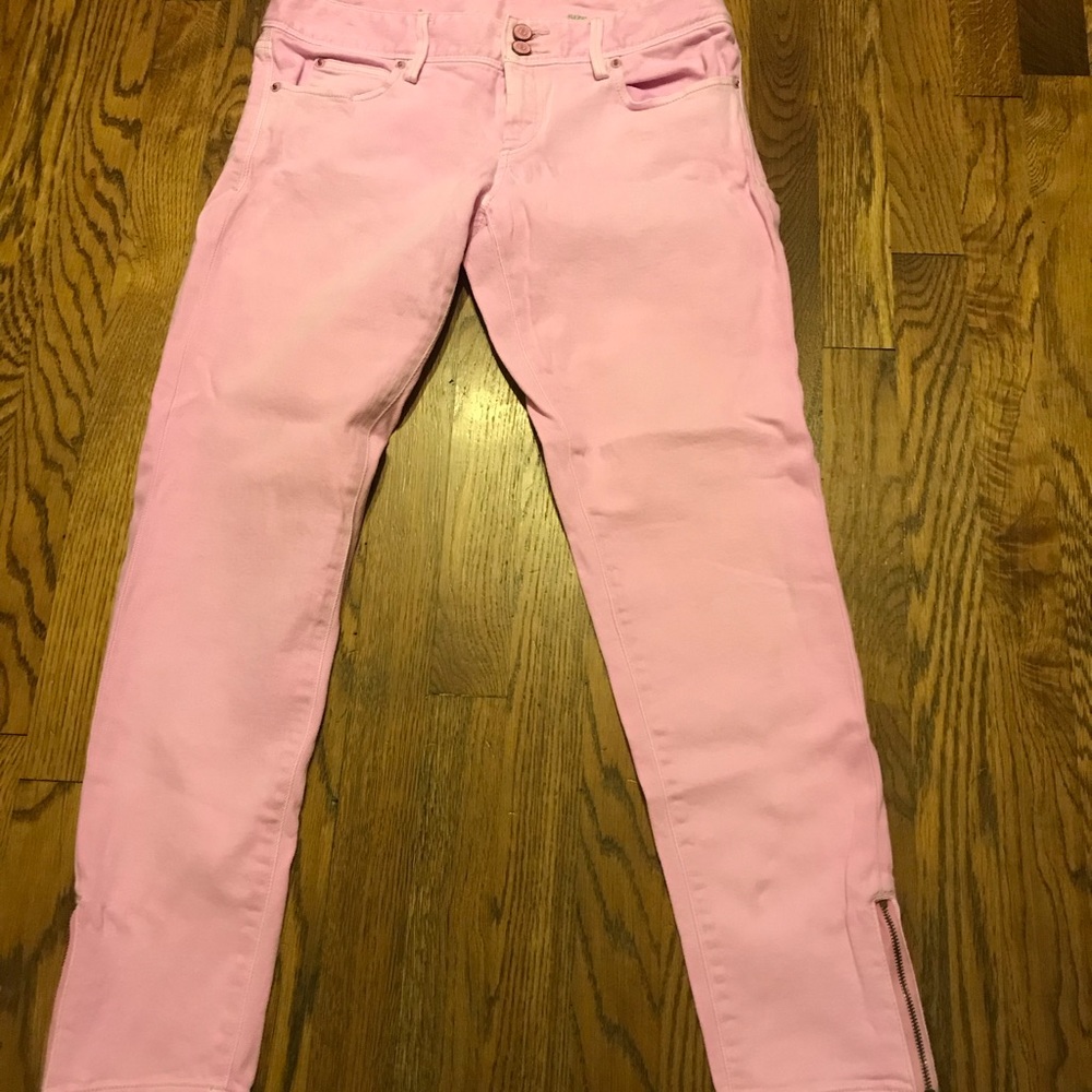 Lilly Pulitzer Worth Skinny Mini Zip Jeans